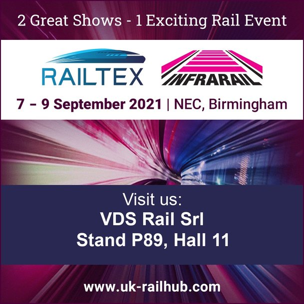 VDS Rail to attend Railtex 2021